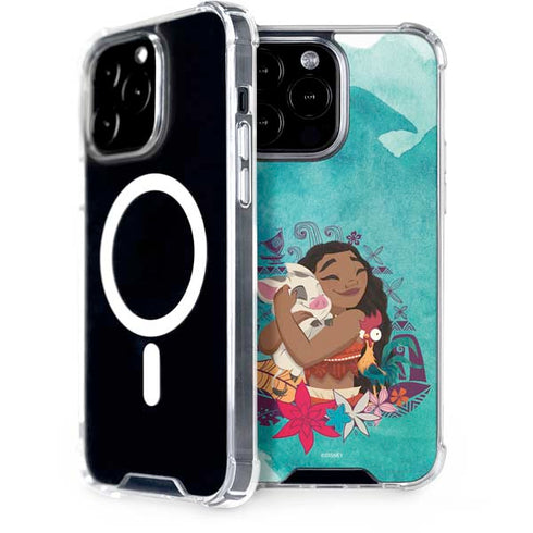Disney Princess Moana with Pua and Heihei iPhone 14 Pro Max MagSafe Case