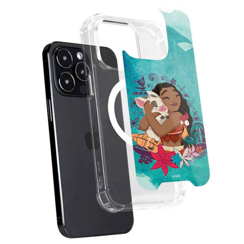 Disney Princess Moana with Pua and Heihei iPhone 14 Pro Max MagSafe Case