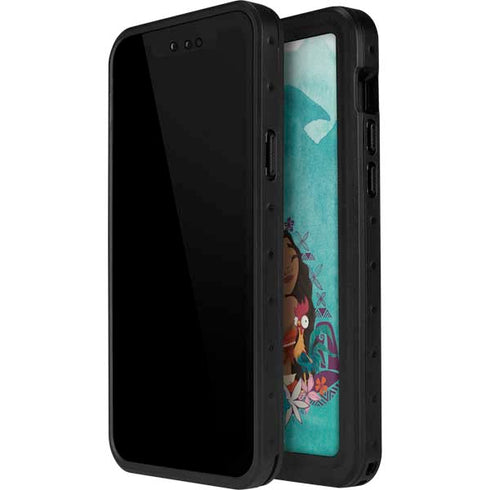 Disney Princess Moana with Pua and Heihei iPhone 14 Pro Max Waterproof Case