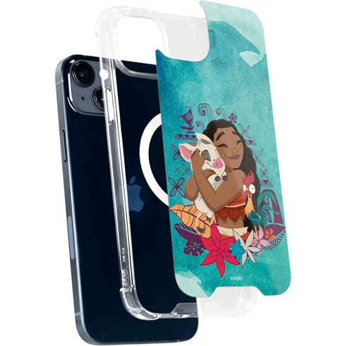 Disney Princess Moana with Pua and Heihei iPhone 15 Plus MagSafe Case