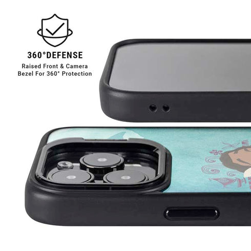 Disney Princess Moana with Pua and Heihei iPhone 15 Pro Kickstand Case