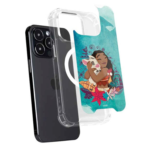 Disney Princess Moana with Pua and Heihei iPhone 16 Pro Max MagSafe Case