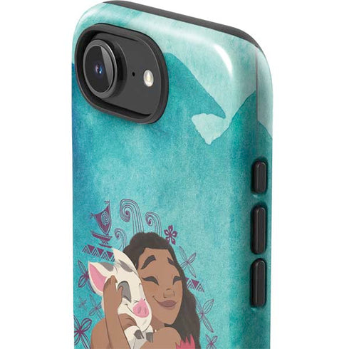 Disney Princess Moana with Pua and Heihei iPhone 16e Impact Case