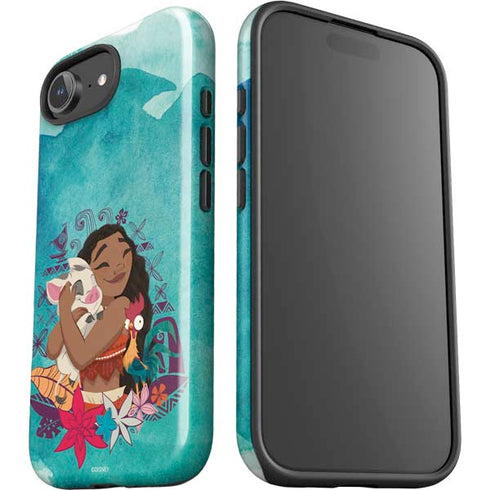 Disney Princess Moana with Pua and Heihei iPhone 16e Impact Case