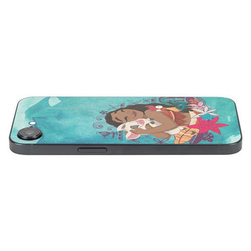 Disney Princess Moana with Pua and Heihei iPhone 16e Skin