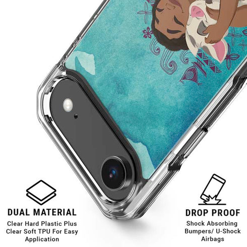 Disney Princess Moana with Pua and Heihei iPhone 17 Air Clear Case
