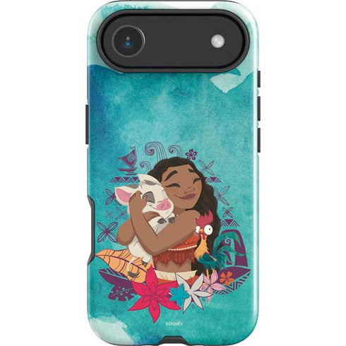 Disney Princess Moana with Pua and Heihei iPhone 17 Air Impact Case