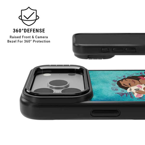 Disney Princess Moana with Pua and Heihei iPhone 17 Pro Kickstand Case