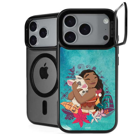Disney Princess Moana with Pua and Heihei iPhone 17 Pro Max Kickstand Case