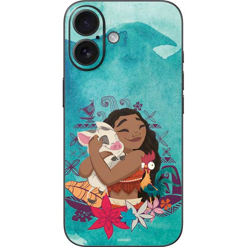 Disney Princess Moana with Pua and Heihei iPhone 17 Skin