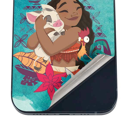 Disney Princess Moana with Pua and Heihei iPhone 17 Skin
