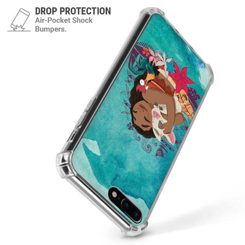 Disney Princess Moana with Pua and Heihei iPhone 7/8 Plus Clear Case