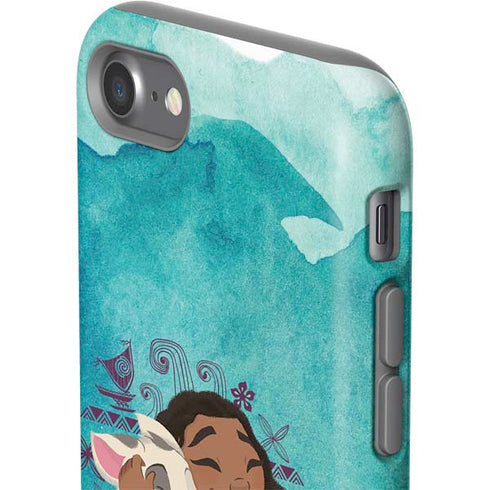 Disney Princess Moana with Pua and Heihei iPhone SE (2nd & 3rd Gen) Pro Case