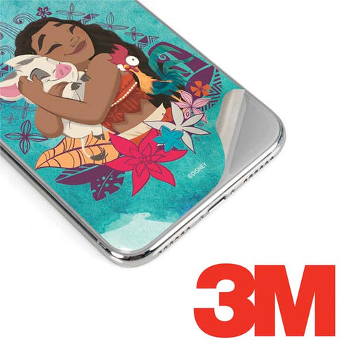 Disney Princess Moana with Pua and Heihei iPhone X Skin