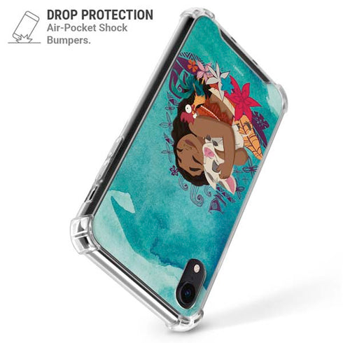 Disney Princess Moana with Pua and Heihei iPhone XR Clear Case