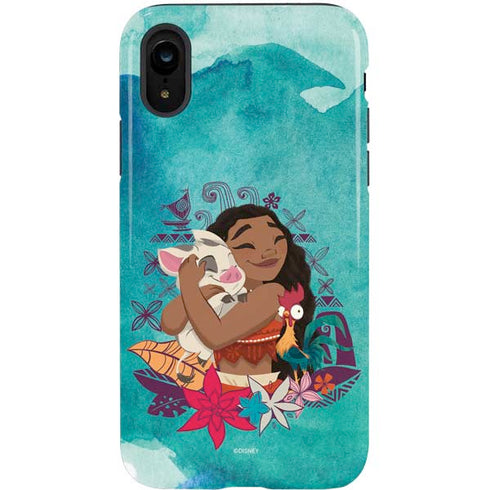 Disney Princess Moana with Pua and Heihei iPhone XR Pro Case