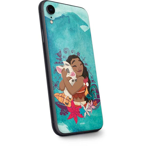 Disney Princess Moana with Pua and Heihei iPhone XR Skin