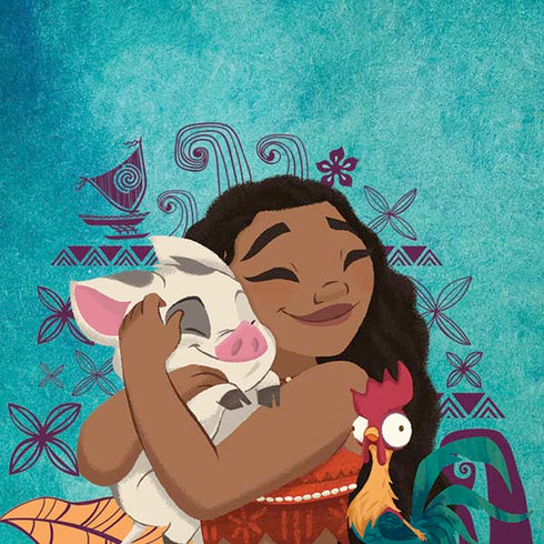Disney Princess Moana with Pua and Heihei iPhone XR Skin