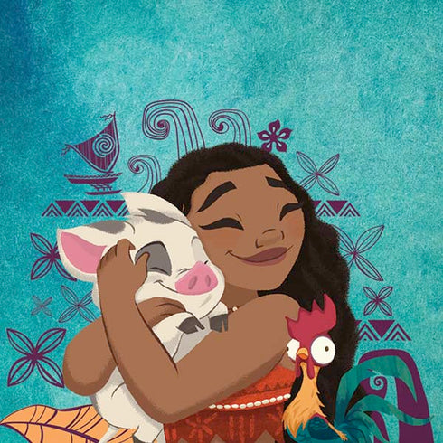 Disney Princess Moana with Pua and Heihei iPhone XS Skin