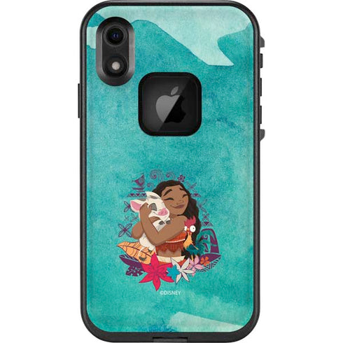 Disney Princess Moana with Pua and Heihei LifeProof Fre iPhone Skin