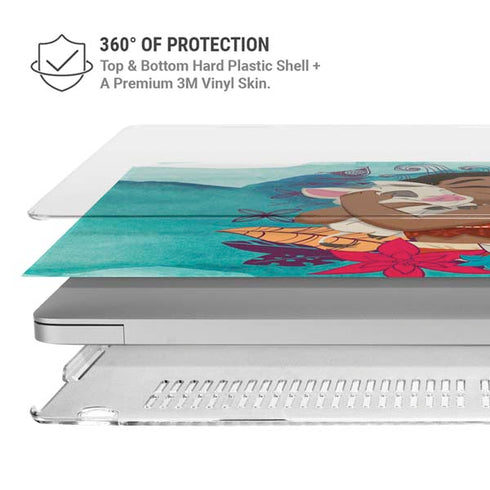 Disney Princess Moana with Pua and Heihei MacBook Pro 13in (2020) Case plus Skin