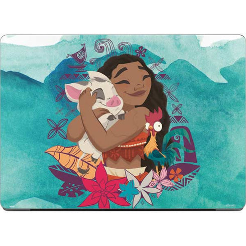 Disney Princess Moana with Pua and Heihei MacBook Pro 14in (2021-24) Skin