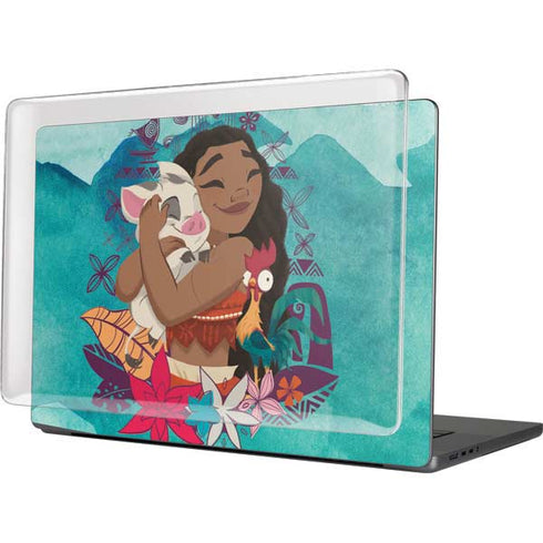 Disney Princess Moana with Pua and Heihei MacBook Cases
