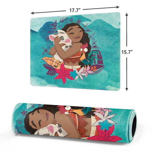 Disney Princess Moana with Pua and Heihei Gaming Mouse Pad