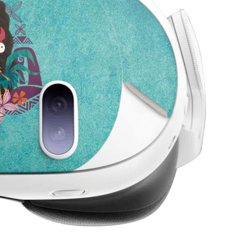Disney Princess Moana with Pua and Heihei Meta Quest 3 Skin