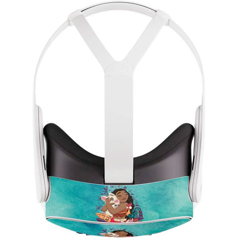 Disney Princess Moana with Pua and Heihei Meta Quest 3S Skin