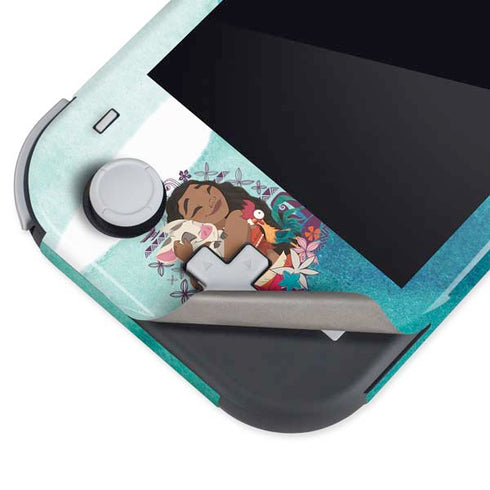 Disney Princess Moana with Pua and Heihei Nintendo Switch Lite Skin