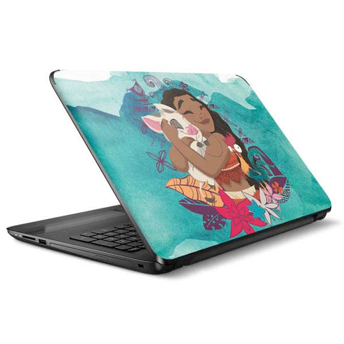 Disney Princess Moana with Pua and Heihei HP Notebook Skin