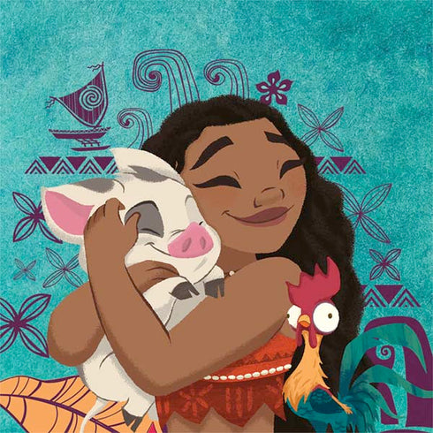Disney Princess Moana with Pua and Heihei Otterbox Commuter Galaxy Skin