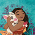 Disney Princess Moana with Pua and Heihei Otterbox Commuter Galaxy Skin