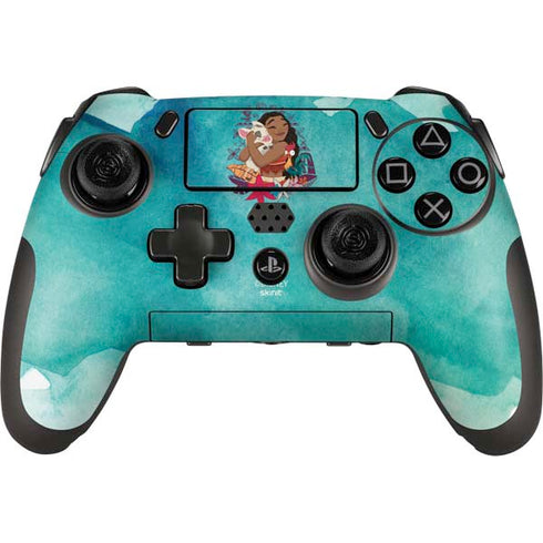 Disney Princess Moana with Pua and Heihei PlayStation Scuf Vantage 2 Controller Skin