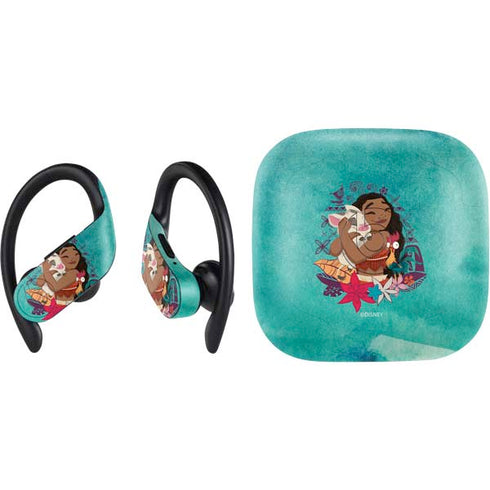 Disney Princess Moana with Pua and Heihei PowerBeats Pro Skin