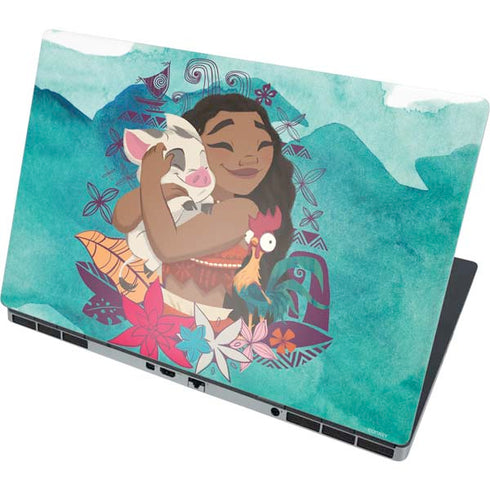 Disney Princess Moana with Pua and Heihei Dell Precision Skin