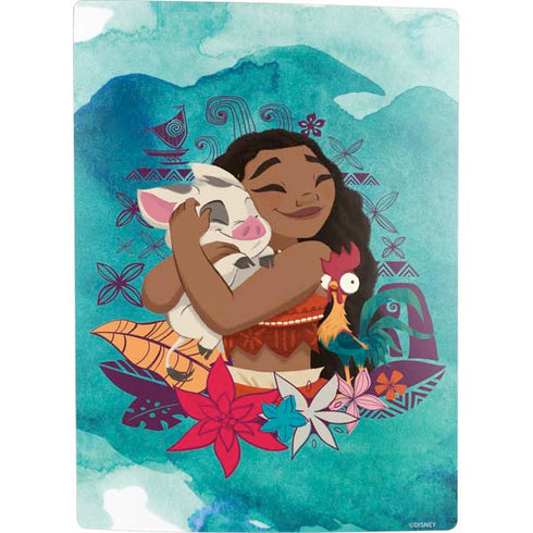 Disney Princess Moana with Pua and Heihei PS5 Digital Edition Console Skin