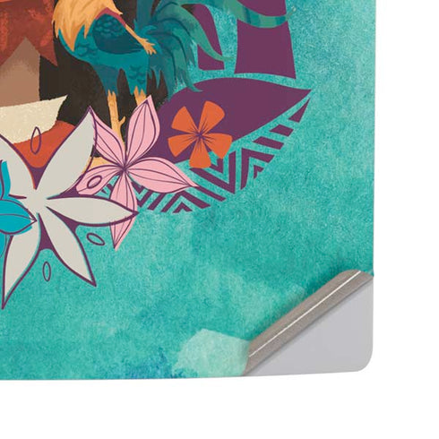 Disney Princess Moana with Pua and Heihei PS5 Pro Disk Console Skin