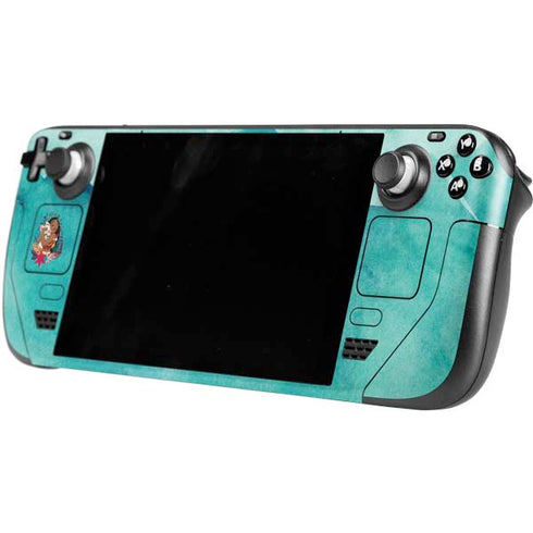 Disney Princess Moana with Pua and Heihei Steam Deck Handheld Gaming Computer Skin