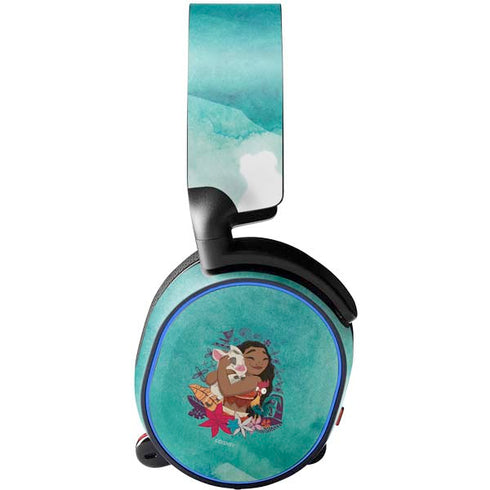 Disney Princess Moana with Pua and Heihei SteelSeries Arctis 3 Skin