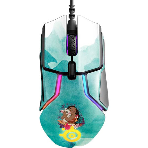 Disney Princess Moana with Pua and Heihei SteelSeries Rival 600 Gaming Mouse Skin