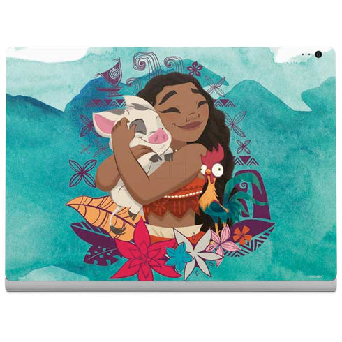 Disney Princess Moana with Pua and Heihei Surface Book 2 13.5in Skin