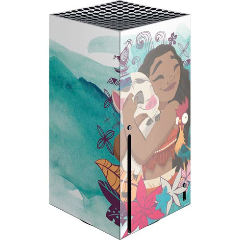 Disney Princess Moana with Pua and Heihei Xbox Series X Skins