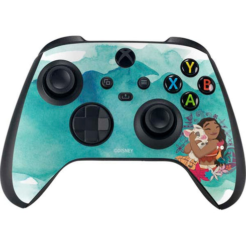 Disney Princess Moana with Pua and Heihei Xbox Series X Skins