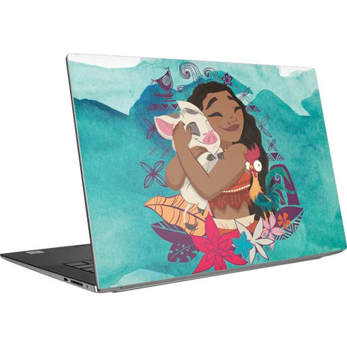 Disney Princess Moana with Pua and Heihei Dell XPS Skin