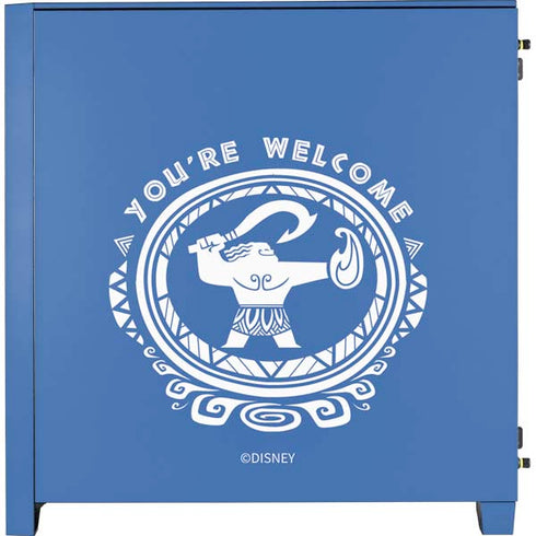 Disney Princess Moana Youre Welcome Corsair 4000D Tempered Glass Mid-Tower ATX Case Skin