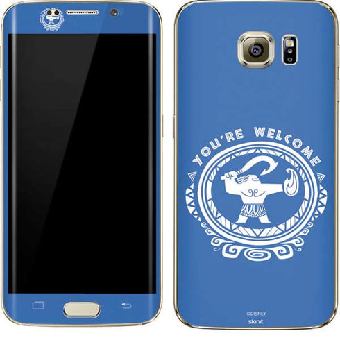 Disney Princess Moana Youre Welcome Galaxy S7 Edge Skin