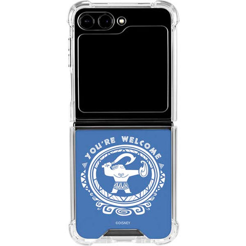 Disney Princess Moana Youre Welcome Galaxy Z Flip5 5G Clear Case