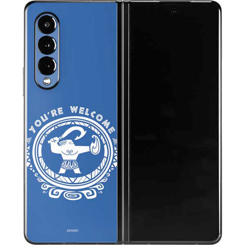 Disney Princess Moana Youre Welcome Galaxy Z Fold3 5G Skin